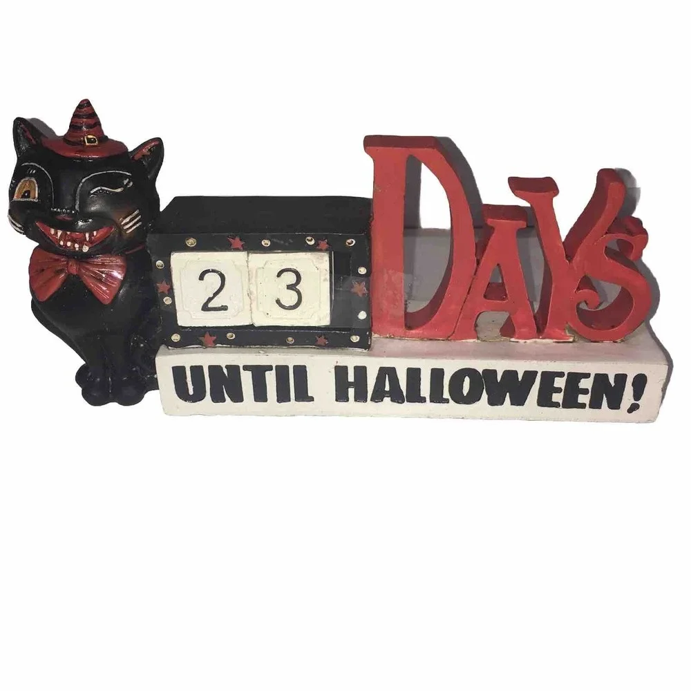 Black Cat Halloween Countdown Calendar by Ashland